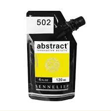 Acrylique ABSTRACT SENNELIER 120 ML Fluorescent Jaune