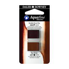 Sets de Peinture Aquarelle Aquafine 2 demi-godets