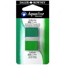 Sets de Peinture Aquarelle Aquafine 2 demi-godets