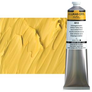 Acrylique  LUKAS Pastos 200ml JAUNE BRILLANT FONCE