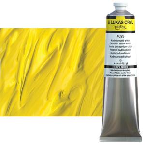 Acrylique  LUKAS Pastos 37ml JAUNE DE CADMIUM CITRON