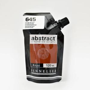 Acrylique ABSTRACT SENNELIER 120 ML ORANGE DE CHINE