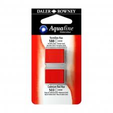 Sets de Peinture Aquarelle Aquafine 2 demi-godets