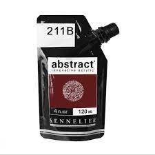 Acrylique ABSTRACT SENNELIER 120 ML brillante Terre de sienne Brulée 