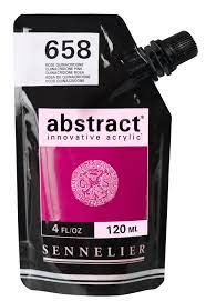 Acrylique ABSTRACT SENNELIER 120 ML Satiné Rose Quinacridone