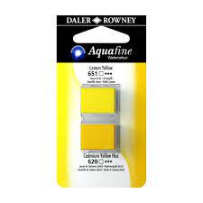 Sets de Peinture Aquarelle Aquafine 2 demi-godets