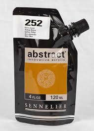 Acrylique ABSTRACT SENNELIER 120 ML Satiné Ocre Jaune