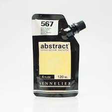 Acrylique ABSTRACT SENNELIER 120 ML Satiné Jaune de Naples