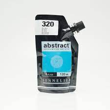 Acrylique ABSTRACT SENNELIER 120 ML Satiné Bleu Azur