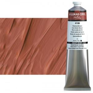 Acrylique  LUKAS Pastos 37ml BRUN OXIDE DE FER