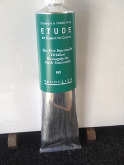 Huile Fine Sennelier TON VERT EMERAUDE T.200ML -PRIX NET-